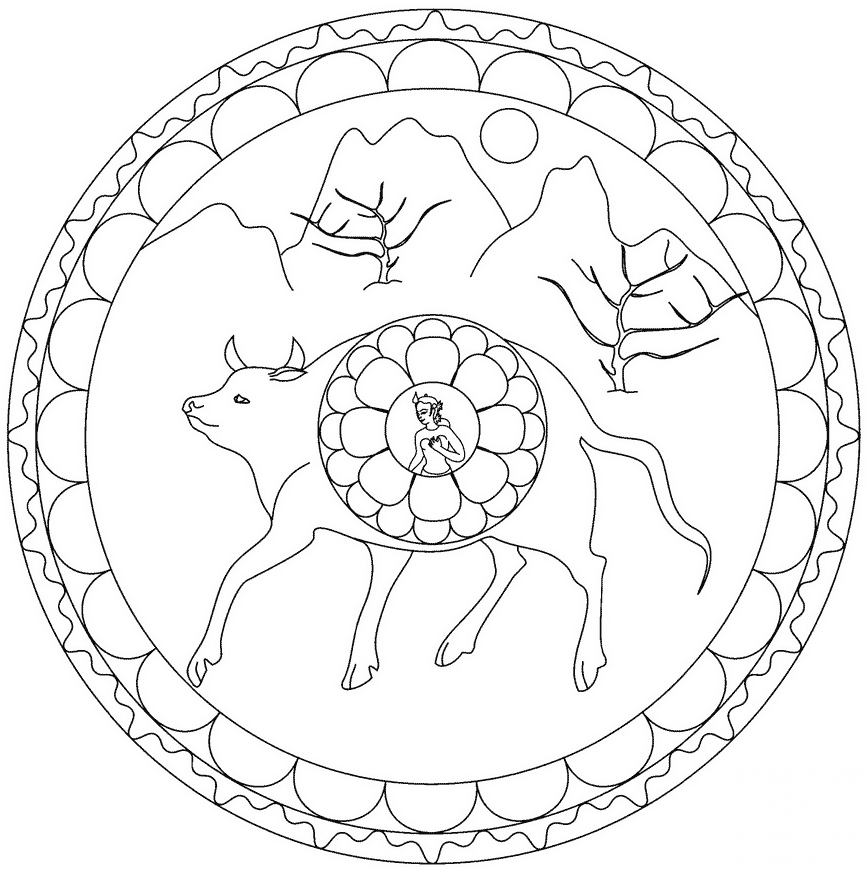 Holy Cow Mandala