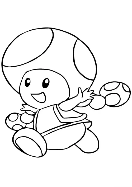 kolorowanka Toad