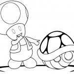 Toad with Green Shell