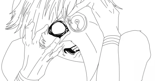 kolorowanka Tokyo Ghoul