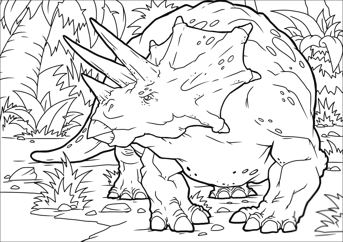 Dinozaur Triceratops