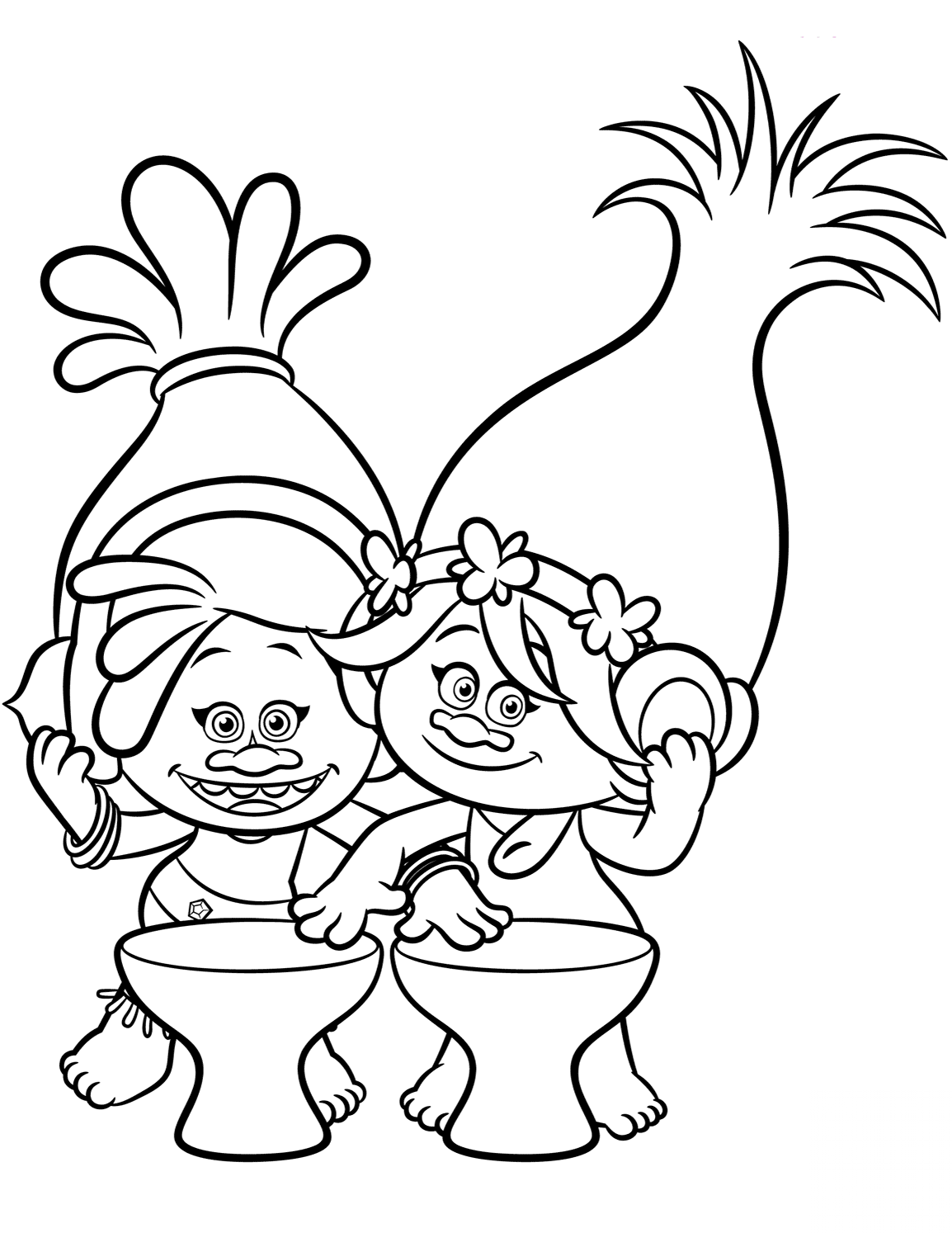 Dj Suki & Poppy from Trolls