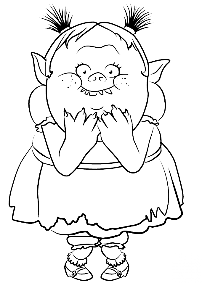 Bridget from Trolls