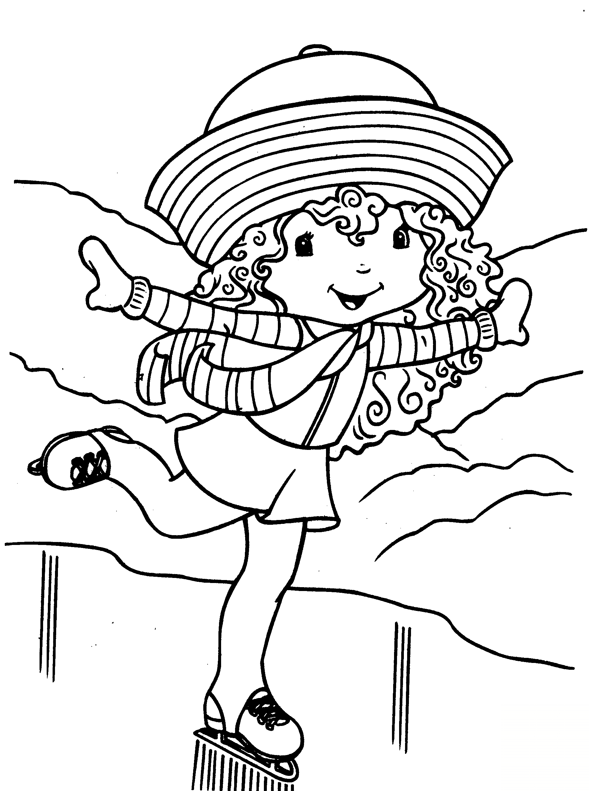 Skating Strawberry Shortcake