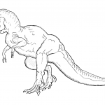 Rozzłoszczony Tyranozaur