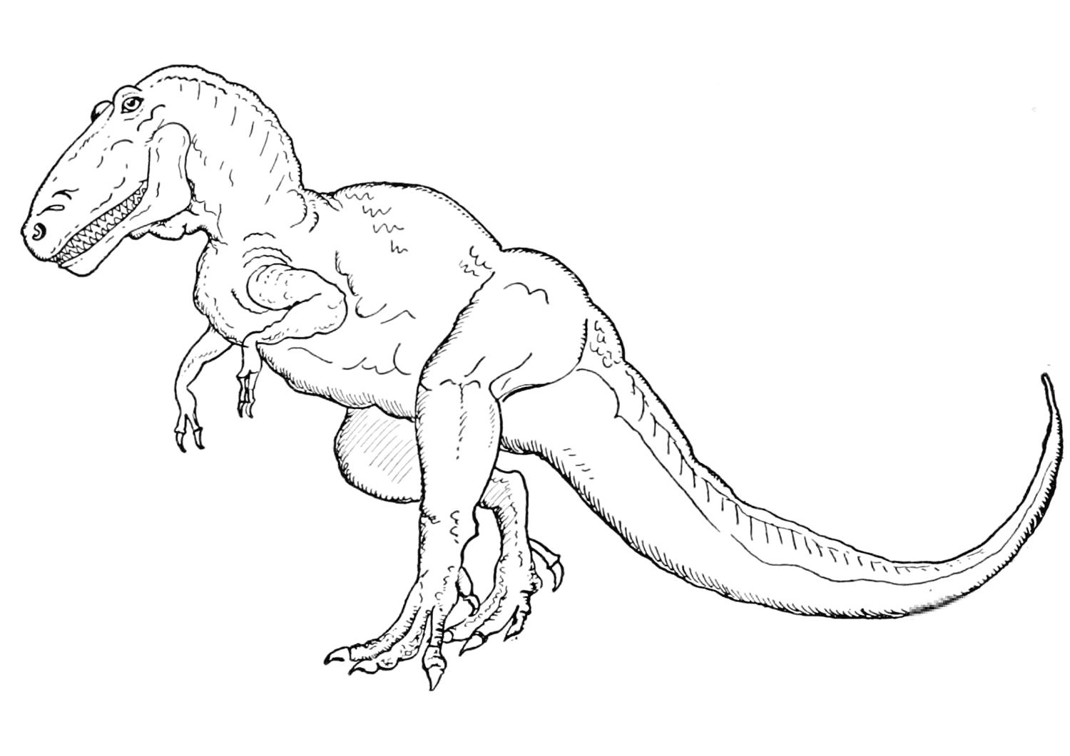 Rozzłoszczony Tyranozaur
