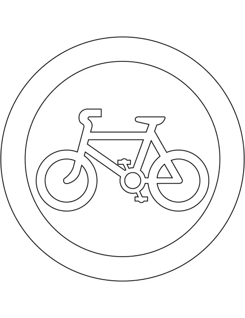 kolorowanka United Kingdom Road Signs