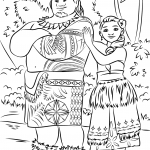 Tui and Sina from Moana