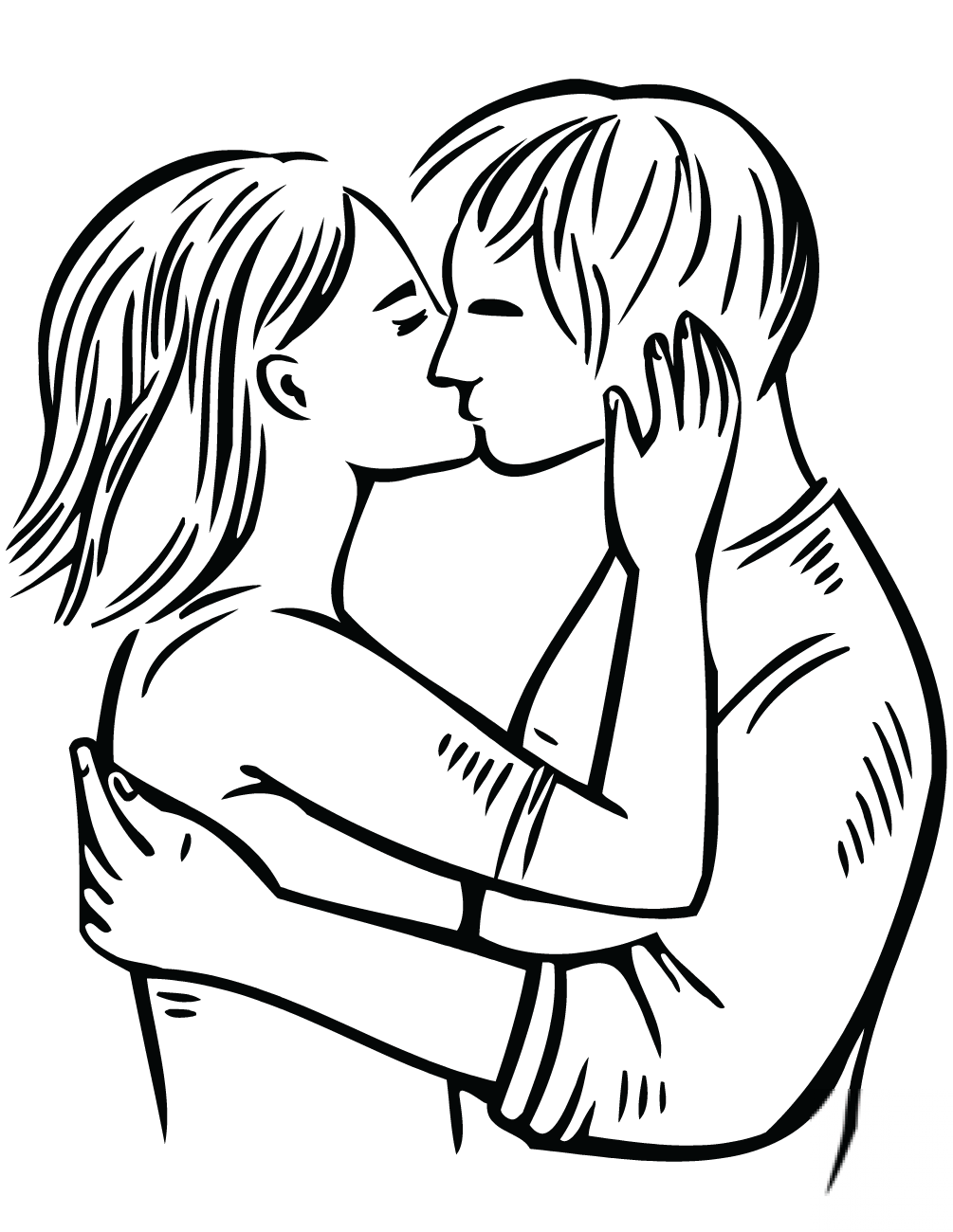 Couple Kissing