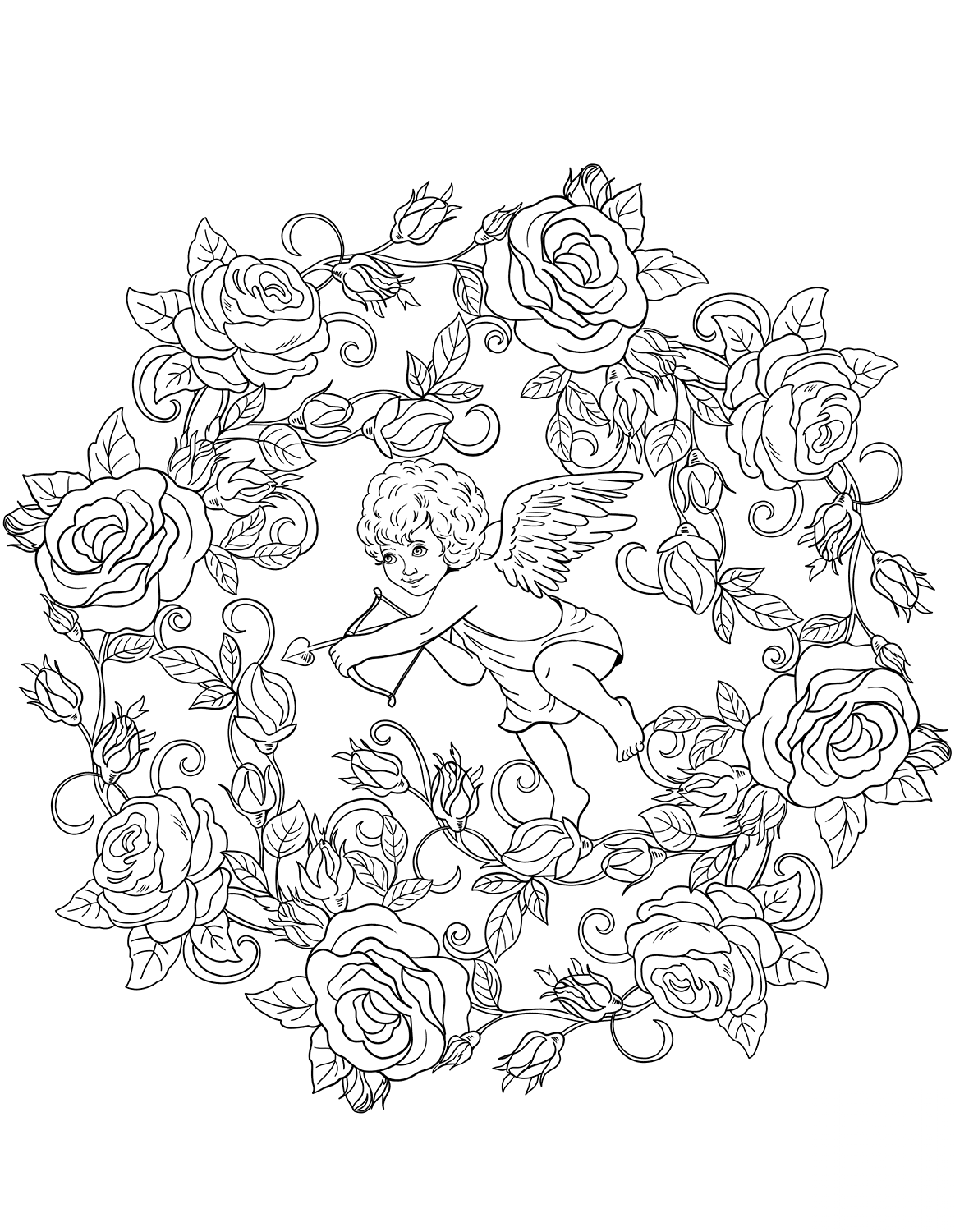 kolorowanka Walentynki