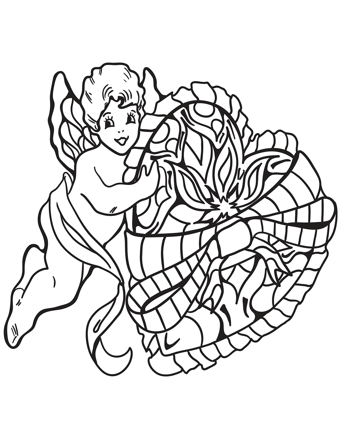 Cupid with Heart