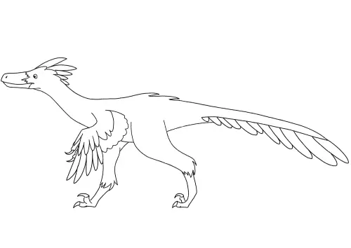 kolorowanka Welociraptor