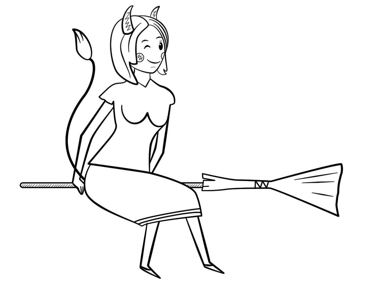 kolorowanka Wiedźma