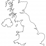 United Kingdom Blank Outline Map