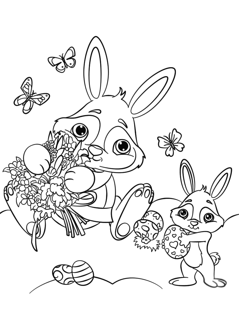 Cute Easter Bunnies