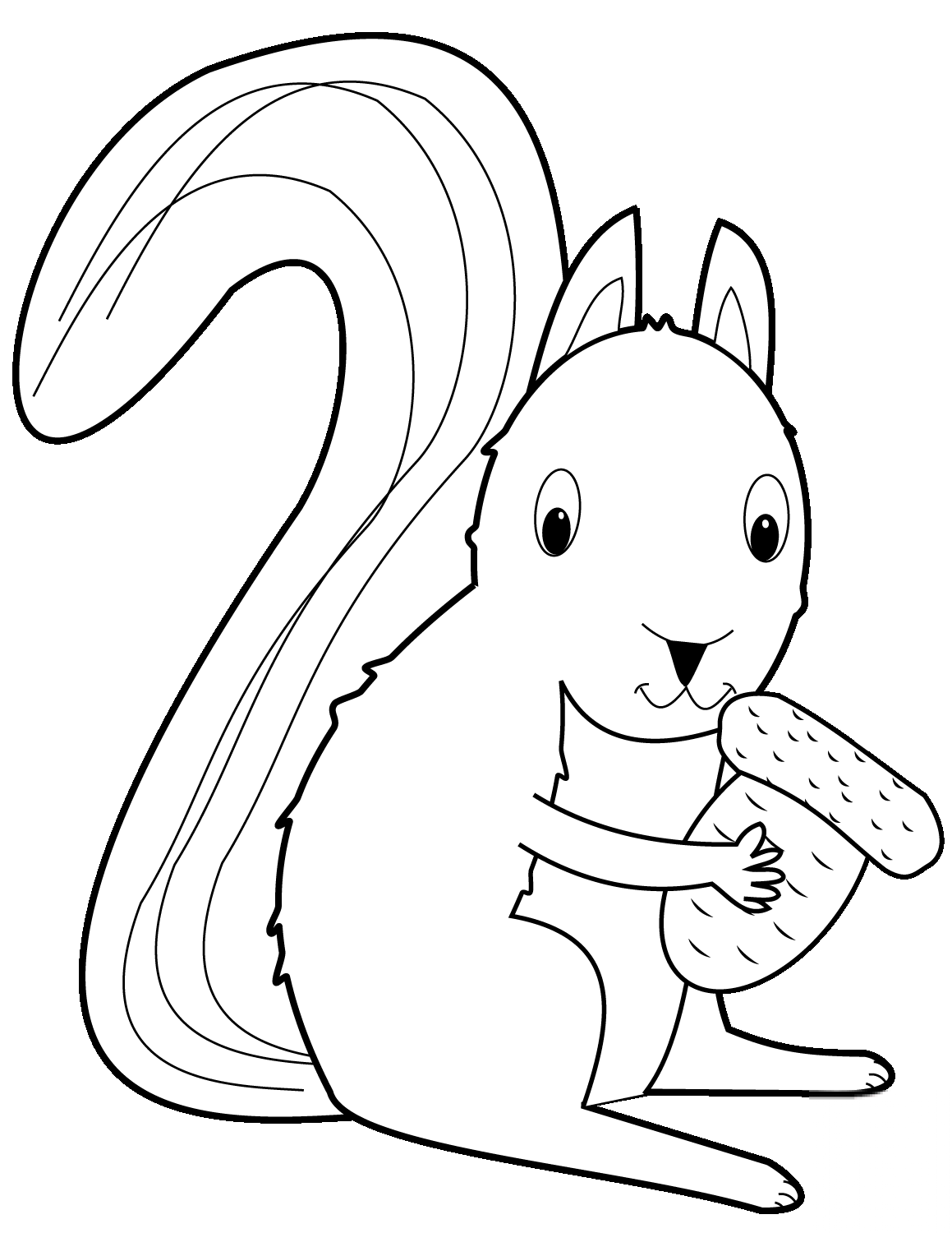 Squirrel with Acorn