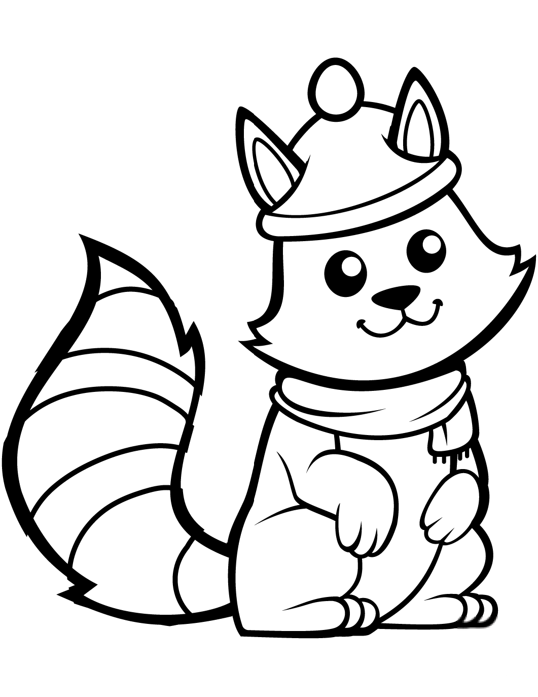 Funny Squirrel in a Hat