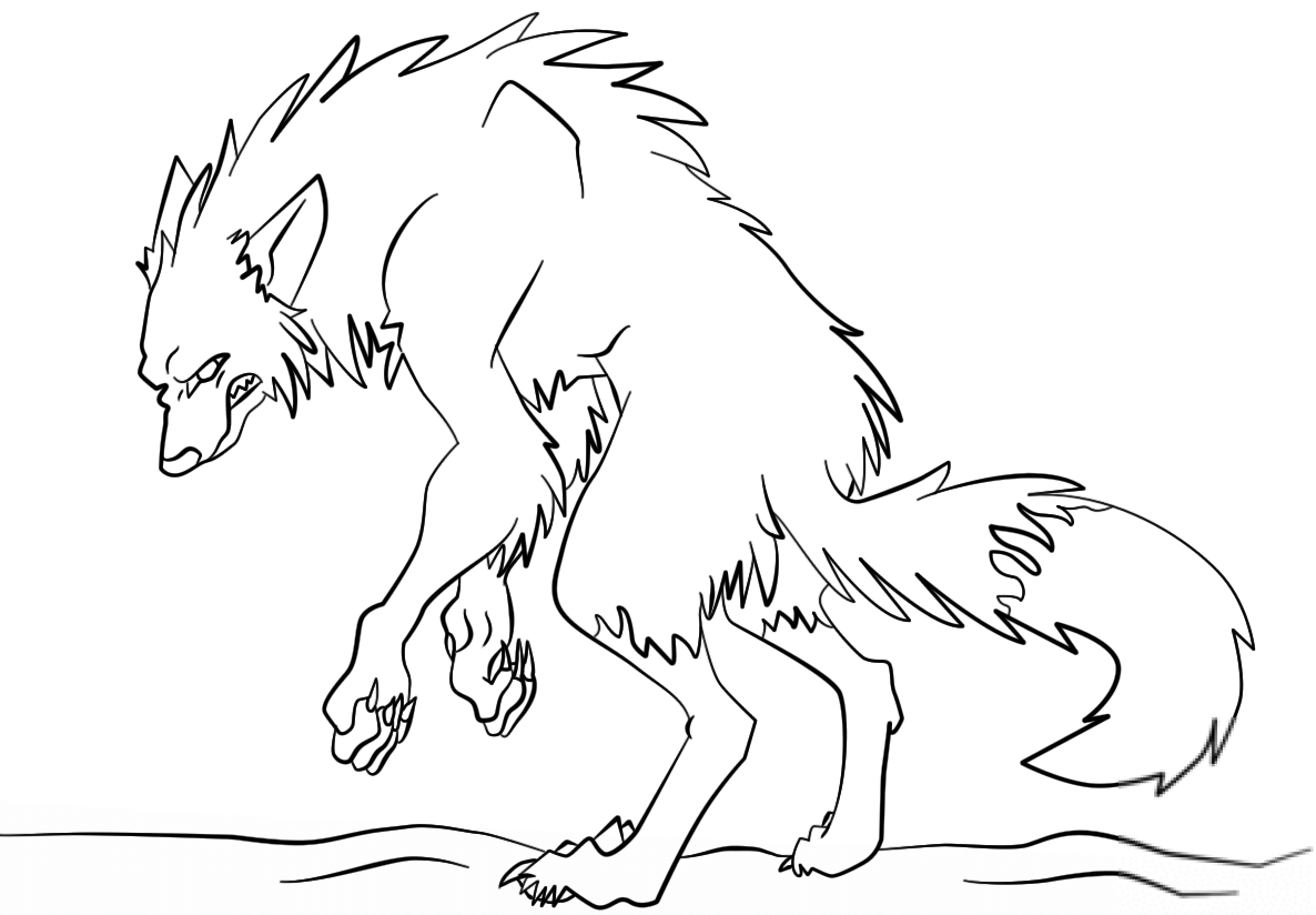 Scary Werewolf