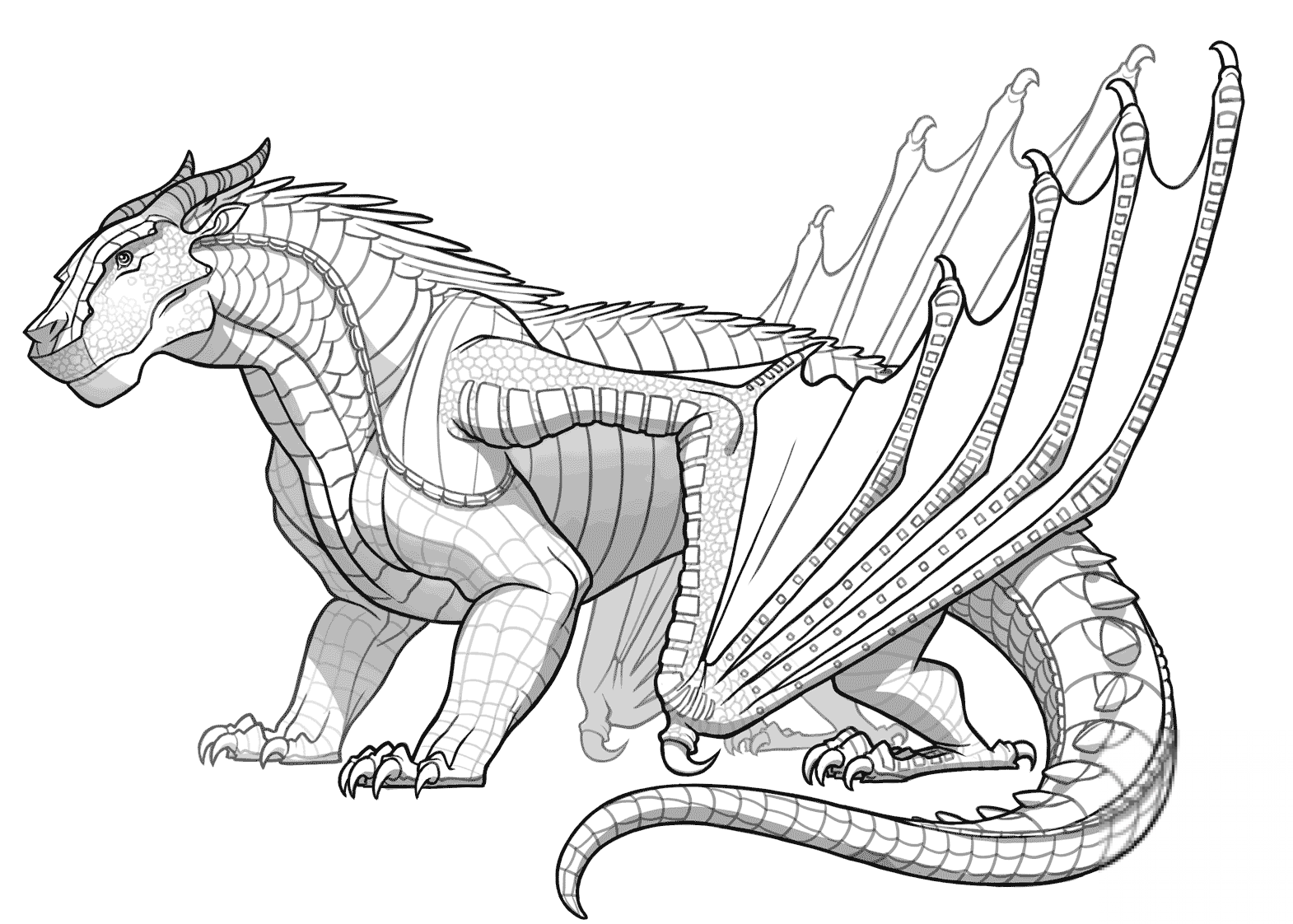 Mudwing Dragon from Wings of Fire
