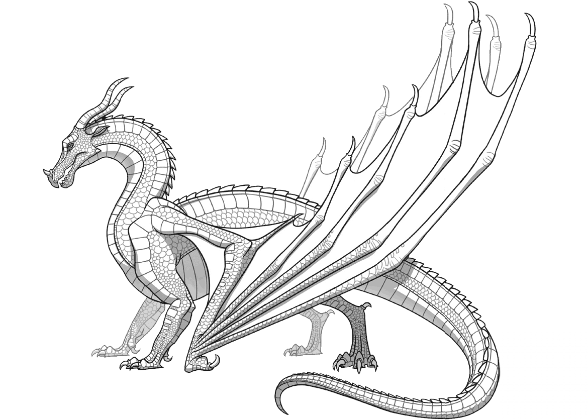 Skywing Dragon from Wings of Fire