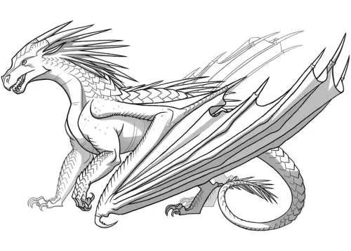 kolorowanka Wings of Fire