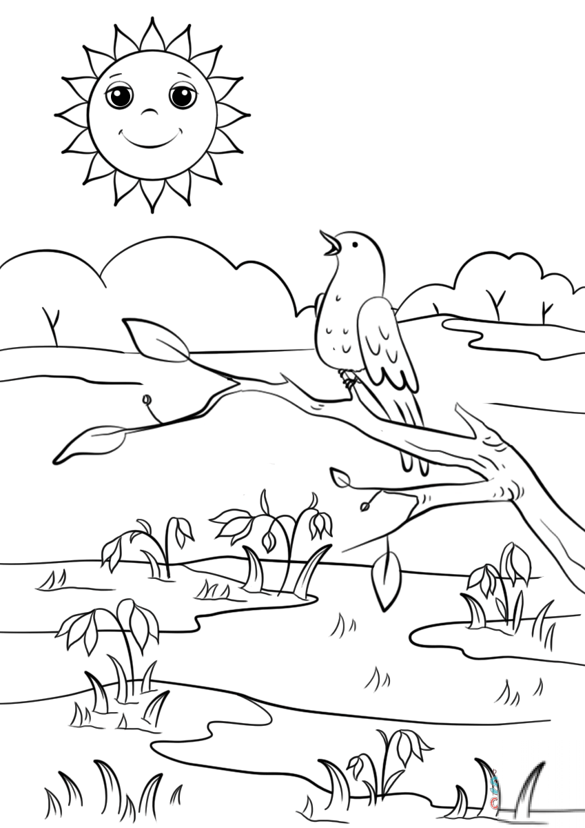 Spring Scene