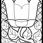 Stained Glass Tulip