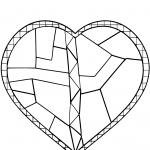 Stained Glass Heart