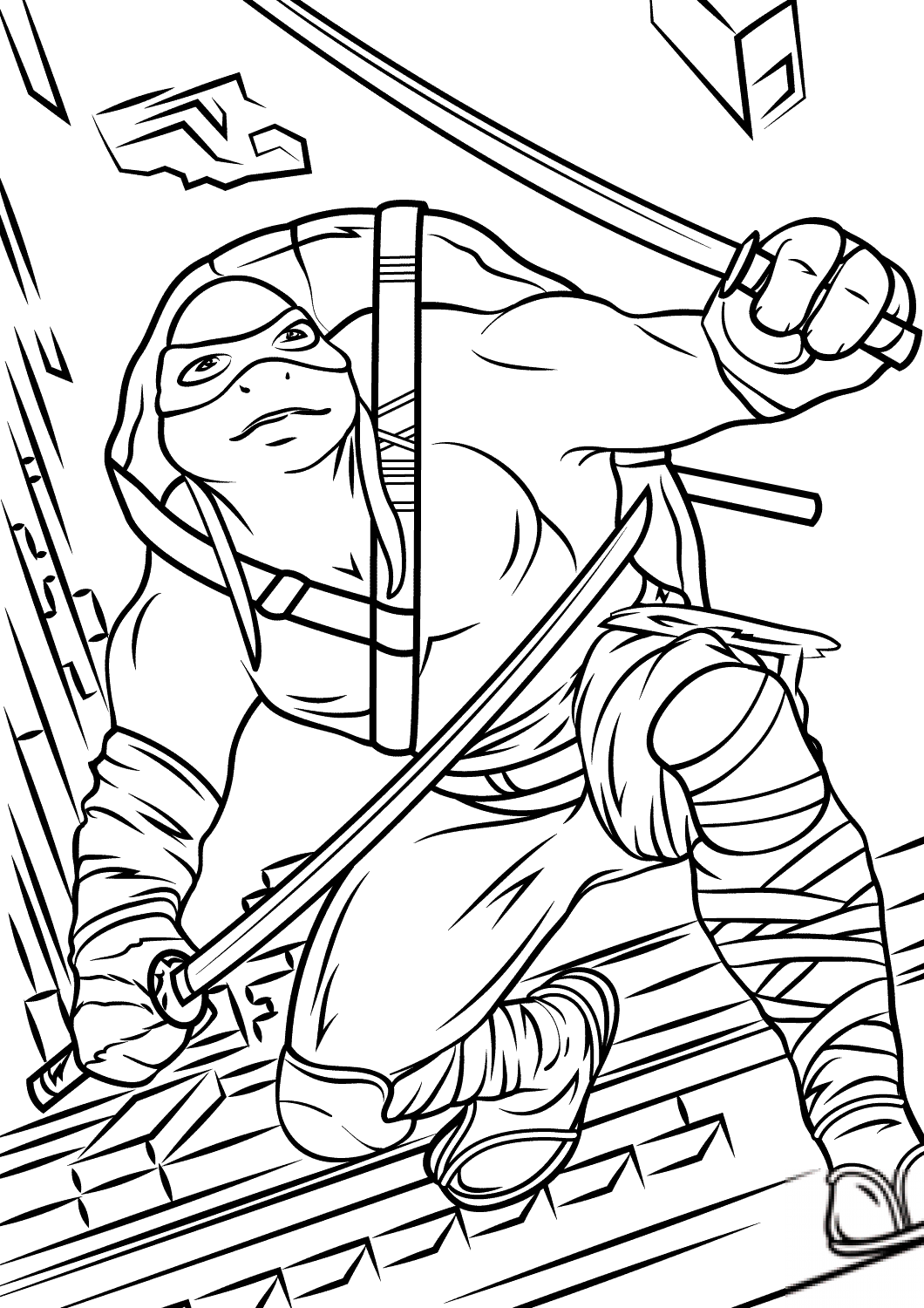 Leonardo from Teenage Mutant Ninja...