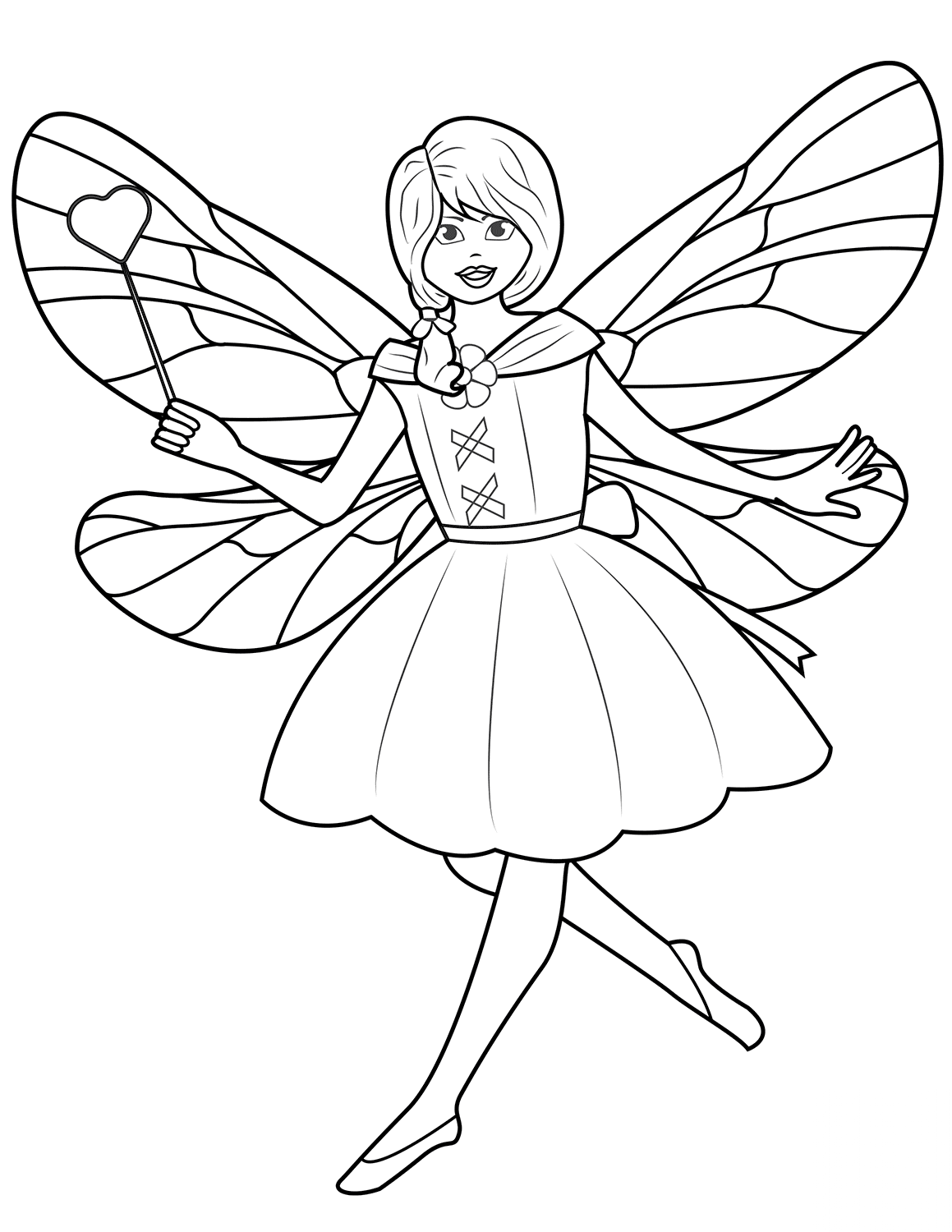 Fairy Holding Wand with Heart