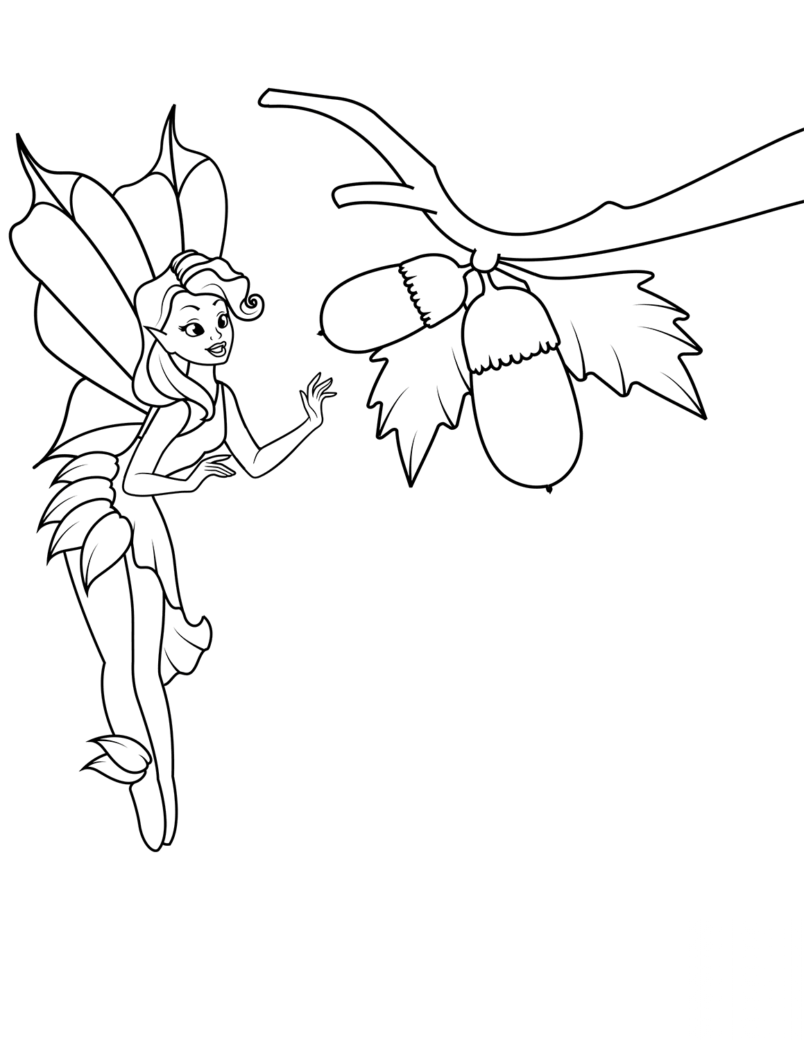 Fairy Found Some Acorns