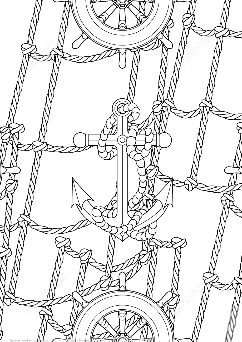 Anchor and Handwheels Pattern