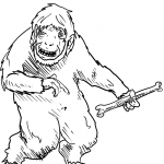 Yeti with Bone