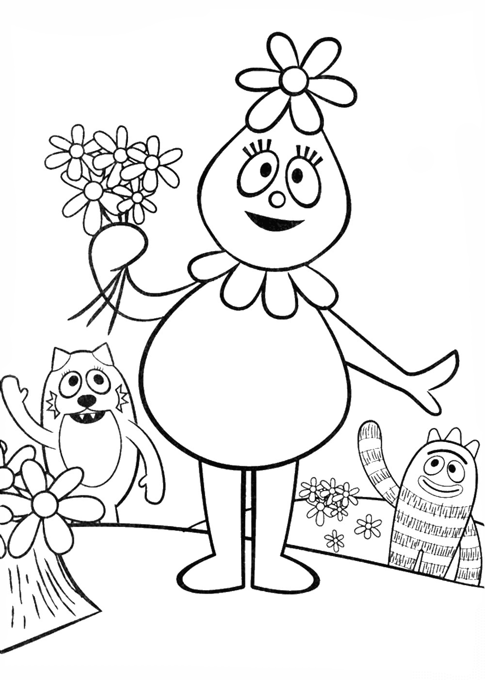 Foofa with Flowers