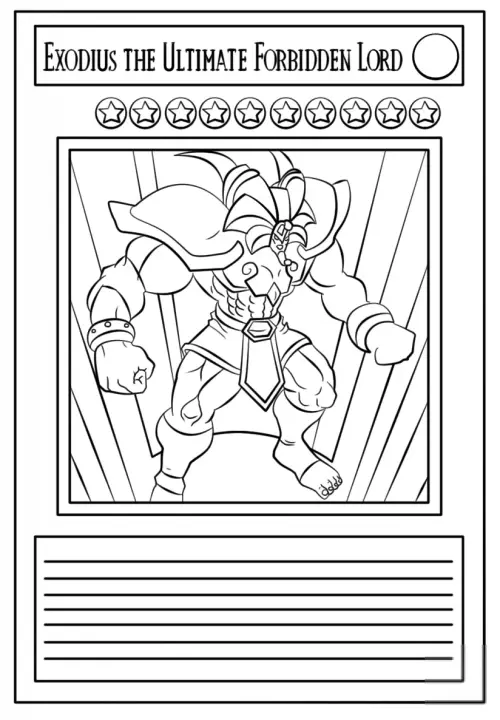 kolorowanka Yu-Gi-Oh!