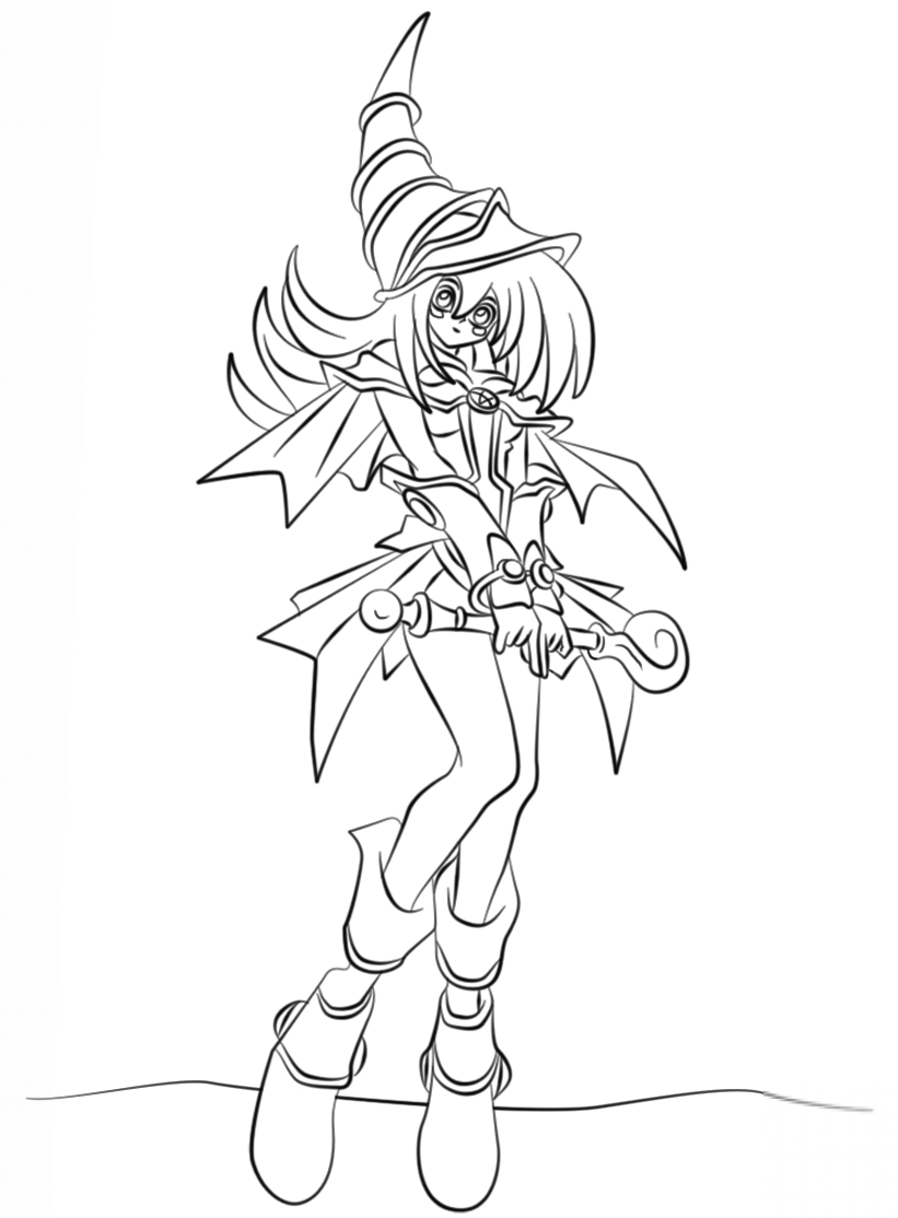 Dark Magician Girl from Yu-Gi-Oh!