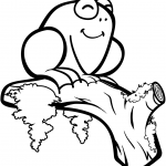 Cute Frog on a Branch