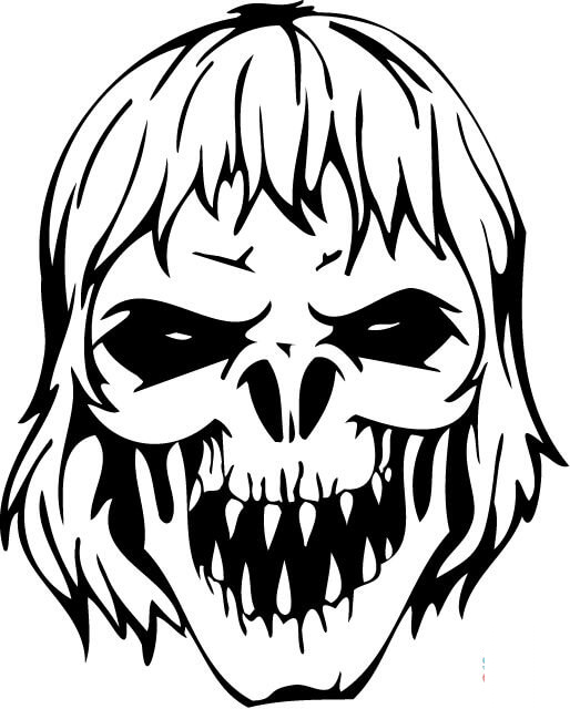 Straszna czaszka Zombi