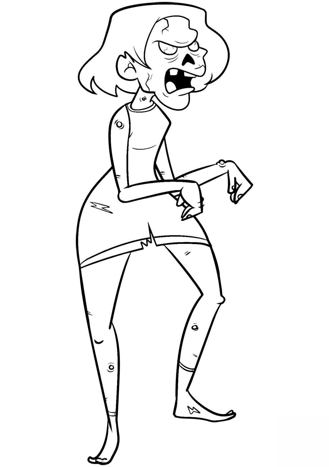 Evil Zombie Woman