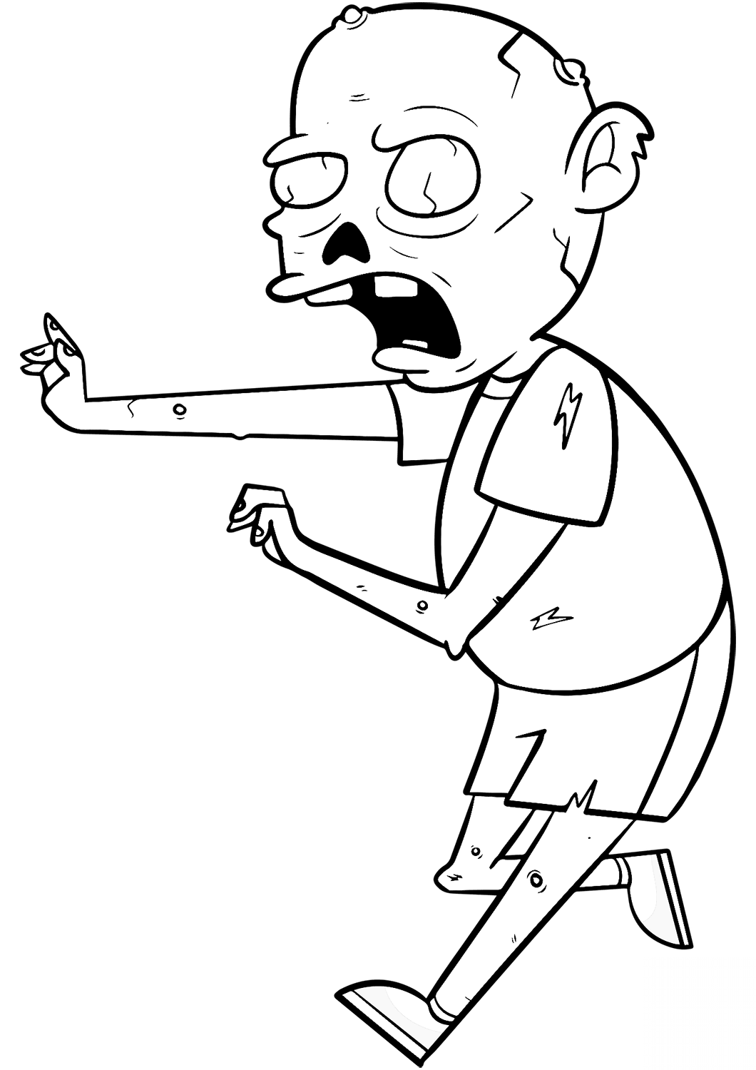 Frightened Zombie