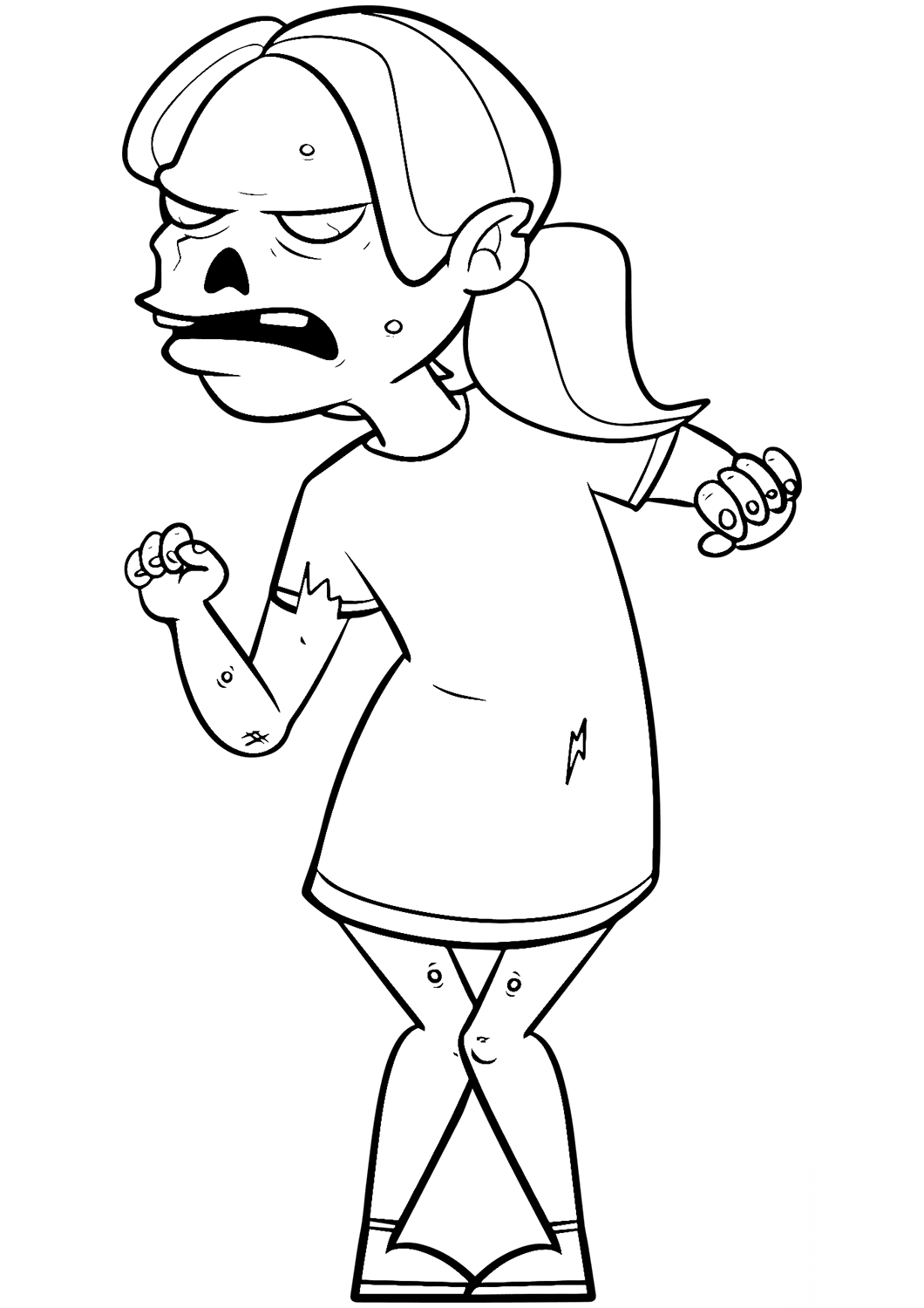 Evil Zombie Girl