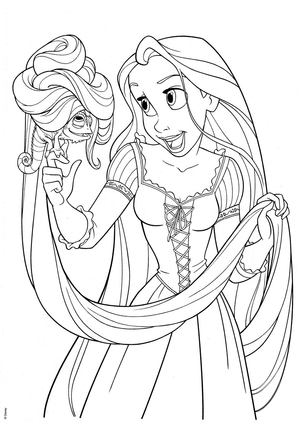 Rapunzel with Pascal