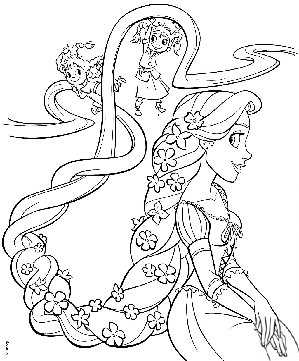 Rapunzel and Four Sisters