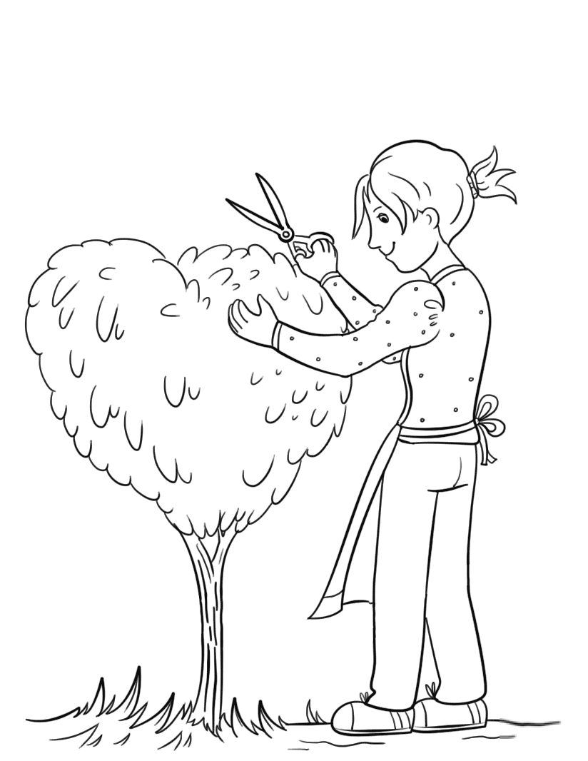 Girl Gardener