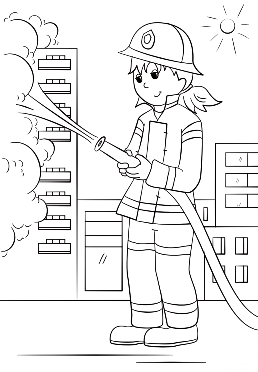 Girl Firefighter