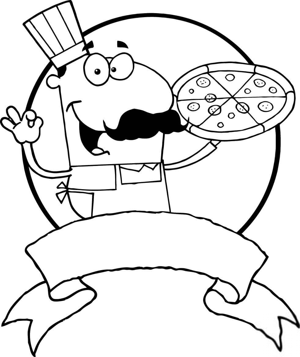 Szef kuchni włoskiej pizzerii