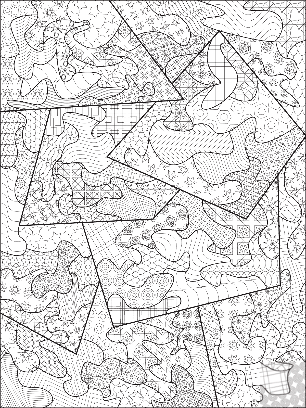 Abstract Zentangle
