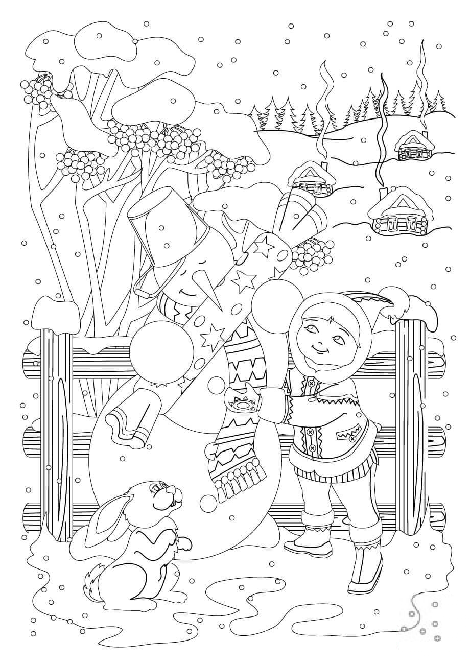 A Little Girl is Giving a Present...