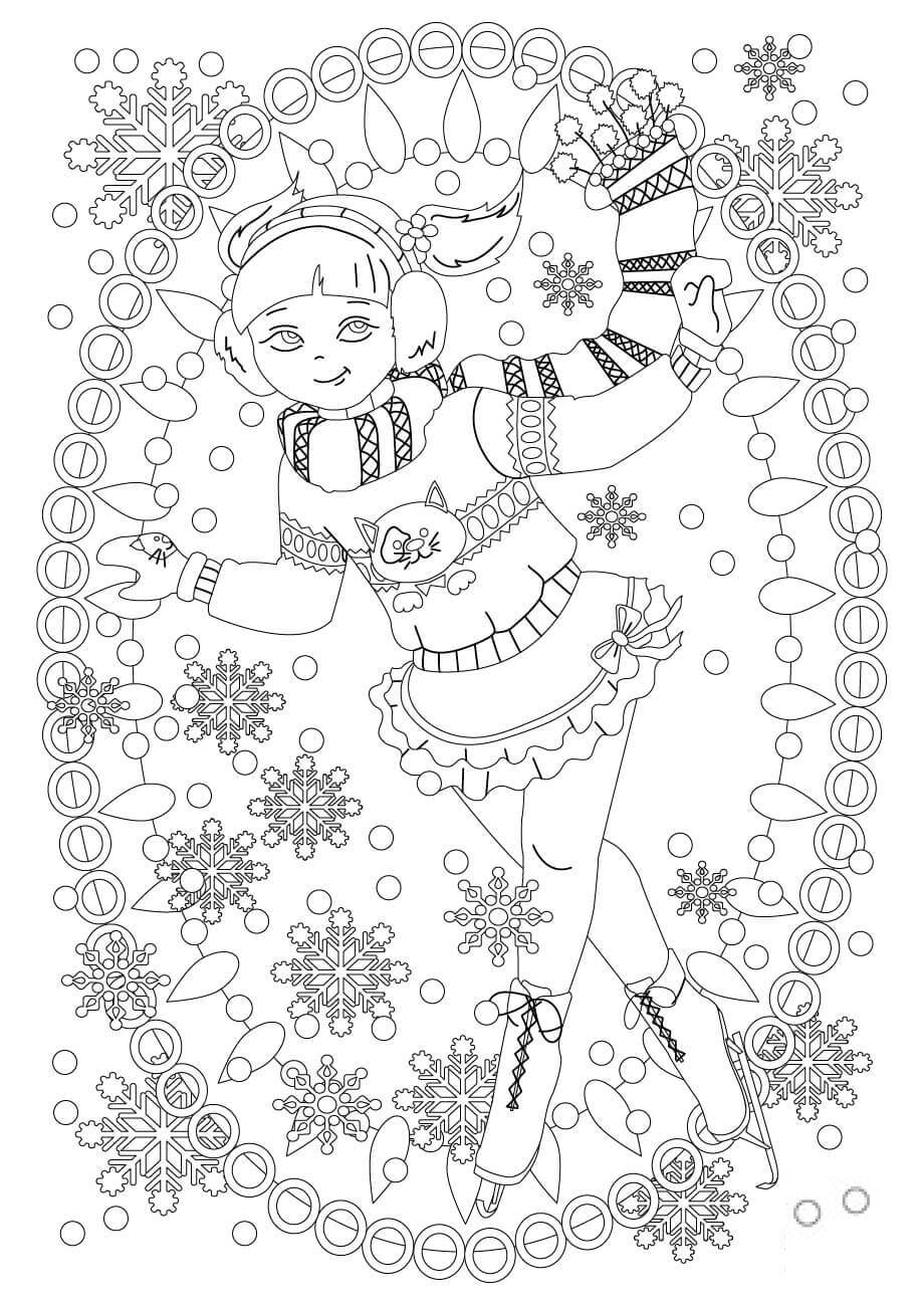 Ice Skating Girl