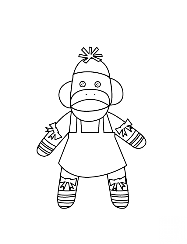 Mrs. Sock Monkey